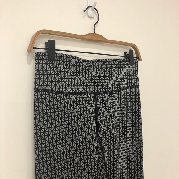 Lululemon Wunder Under Pant *Full-On Luon Tri Geo Silver Spoon Black 4 - Picture 3 of 6